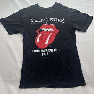 Rolling Stones North American Tour 1975 Shirt Sm. 70s Rock Band Mick Jagger